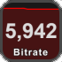Bitrate Status Preview (Red)